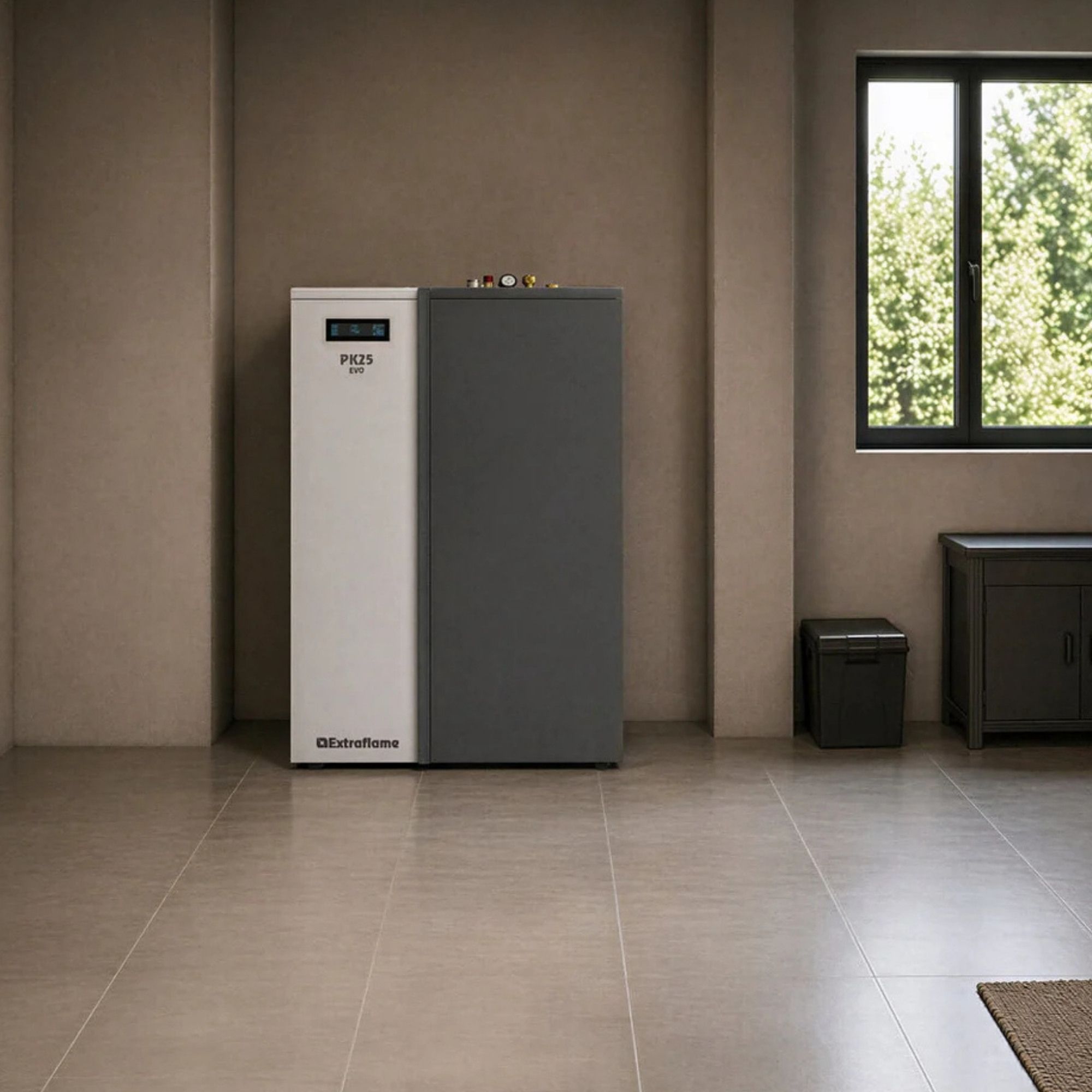 Chaudière à granulés - EXTRAFLAME PK25 EVO 25 kW