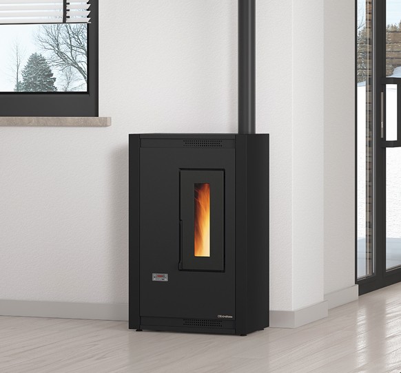 Poêle à granules extra plat - EXTRAFLAME Luisella 5.0 5.1 kW