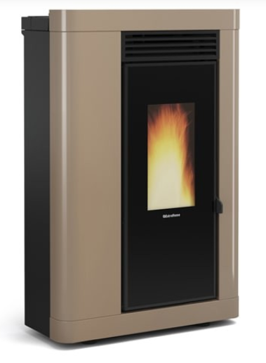 Poêle à granules extra-plat canalisable - EXTRAFLAME Annabella AD Evo 9 kW