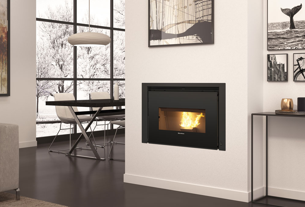 Insert à granules canalisable - EXTRAFLAME Comfort P85 Plus 12 kW