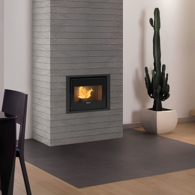 Insert à granulés ventilé - EXTRAFLAME Comfort P70 H49 5.0 8 kW