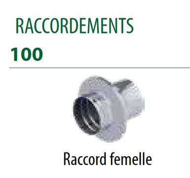Raccord Femelle Ø100mm - DINAK