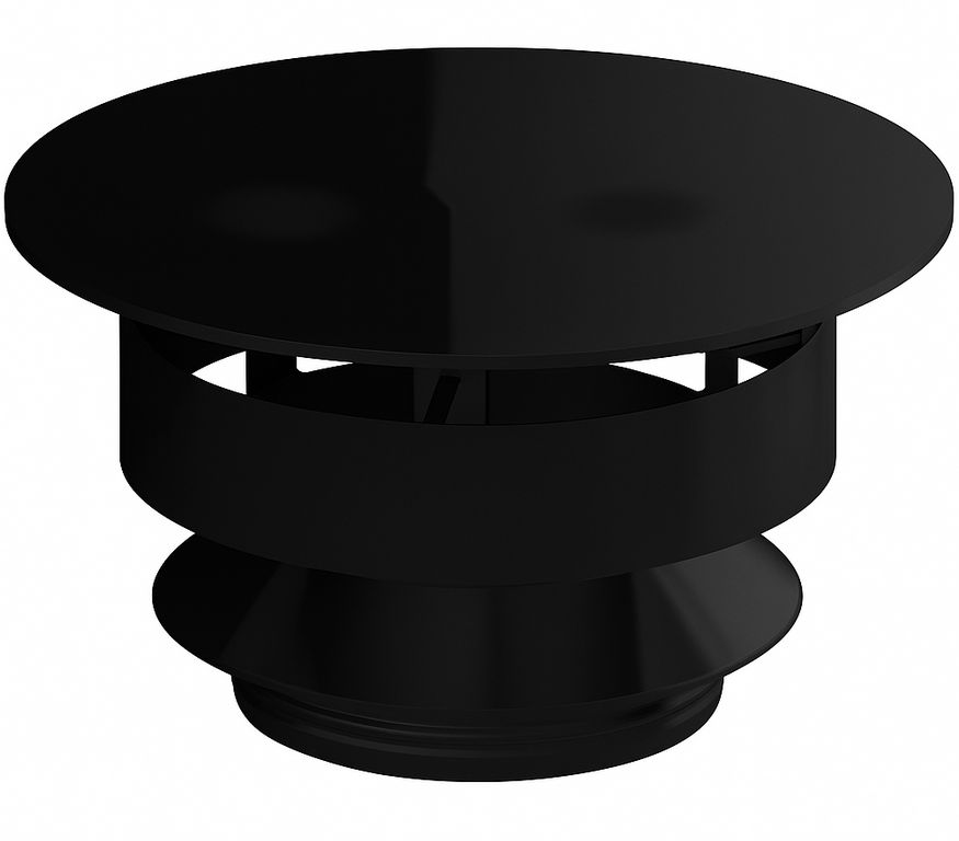 Capuchon antivent Ø200mm - DW BLACK
