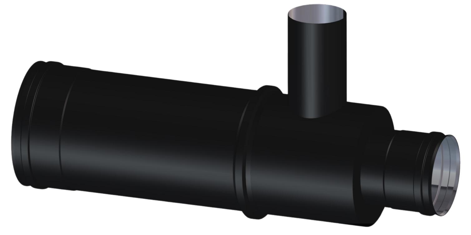Raccord bi-flux réglable de 425mm à 525mm - DINAK