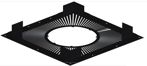 Plaque écart feu ventilée G100 - DINAK