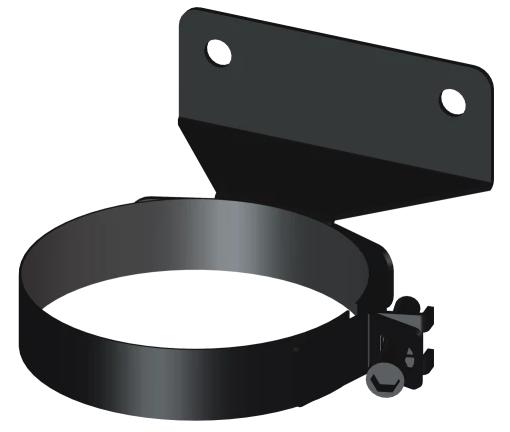 Collier mural plat Ø80mm - DEKO PELLETS CLASSIQUE