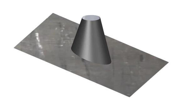 Solin de toit en pente 5/30° - DINAK DIFLUX PELLETS