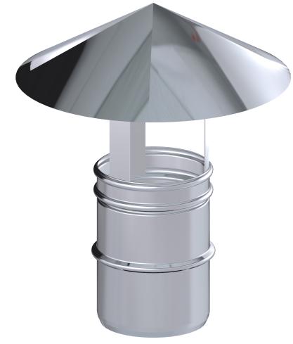 Capuchon pare-pluie Ø150mm - DINAK SW