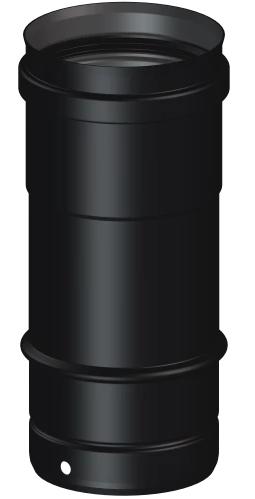 Conduit extra court 112mm Ø80mm - DEKO PELLETS CLASSIQUE