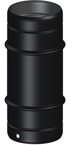 Raccord Mâle-Mâle Ø80mm - DEKO PELLETS CLASSIQUE