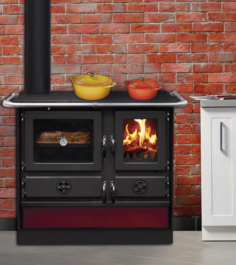 Cuisinière à bois - INTERSTOVES Magnum SG Steel 9.5 kW