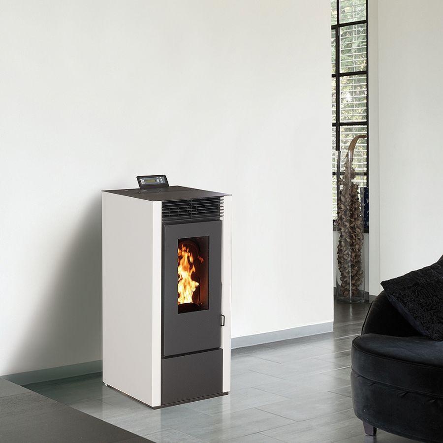 PACK : Poêle à granules étanche + Kit ventouse - INTERSTOVES Marina 11 kW