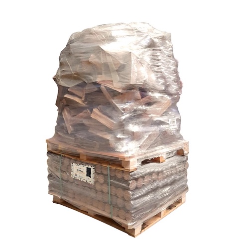 SimplyMixte Bois compressé + Box Bois de chauffage 33cm