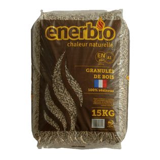 3 palettes ENERBIO — 198 sacs × 15 kg (2 970 kg)