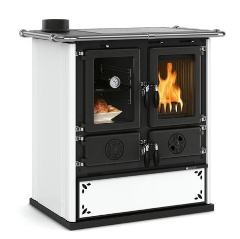 Cuisinière à bois raccordable - LA NORDICA Rosetta SX.16 Steel 7.9 kW