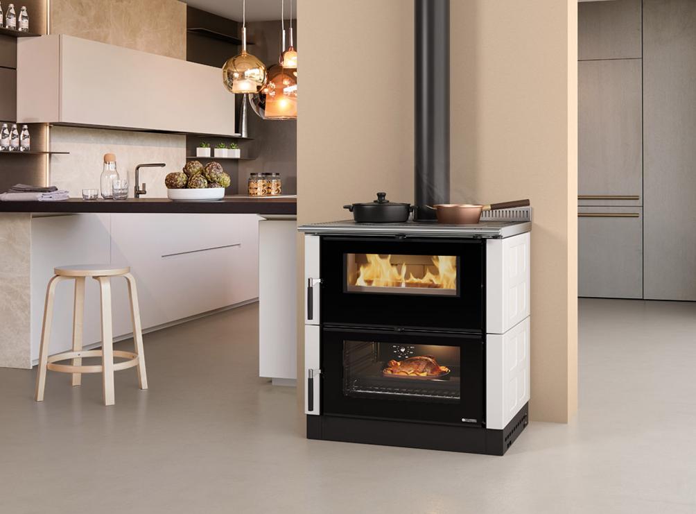 Cuisinière à bois raccordable - LA NORDICA Verona XXL.16 Maiolica 7 kW