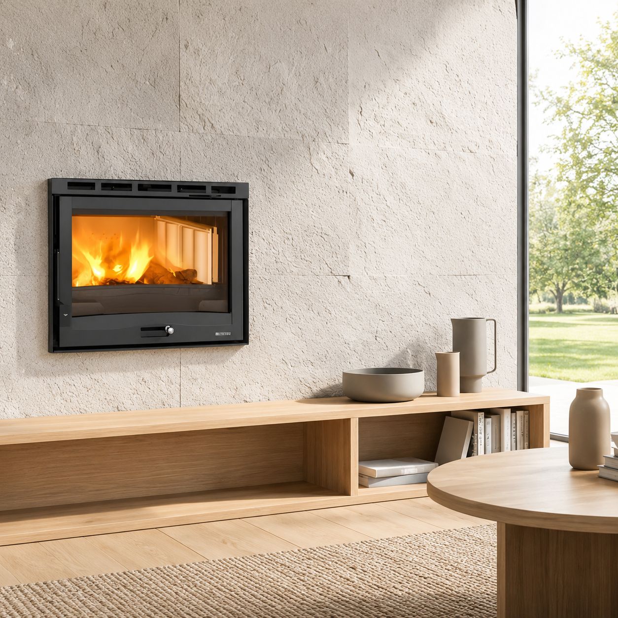 Insert à bois ventilé - LA NORDICA Inserto 70 .165 7.8 kW