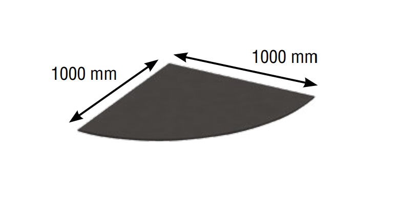 Plaque de sol angle - BRONPI