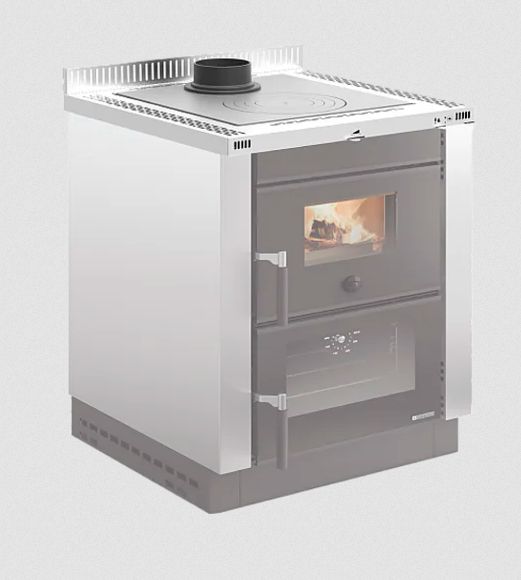 Kit plan INOX 4cm pour cuisinière - LA NORDICA Vicenza