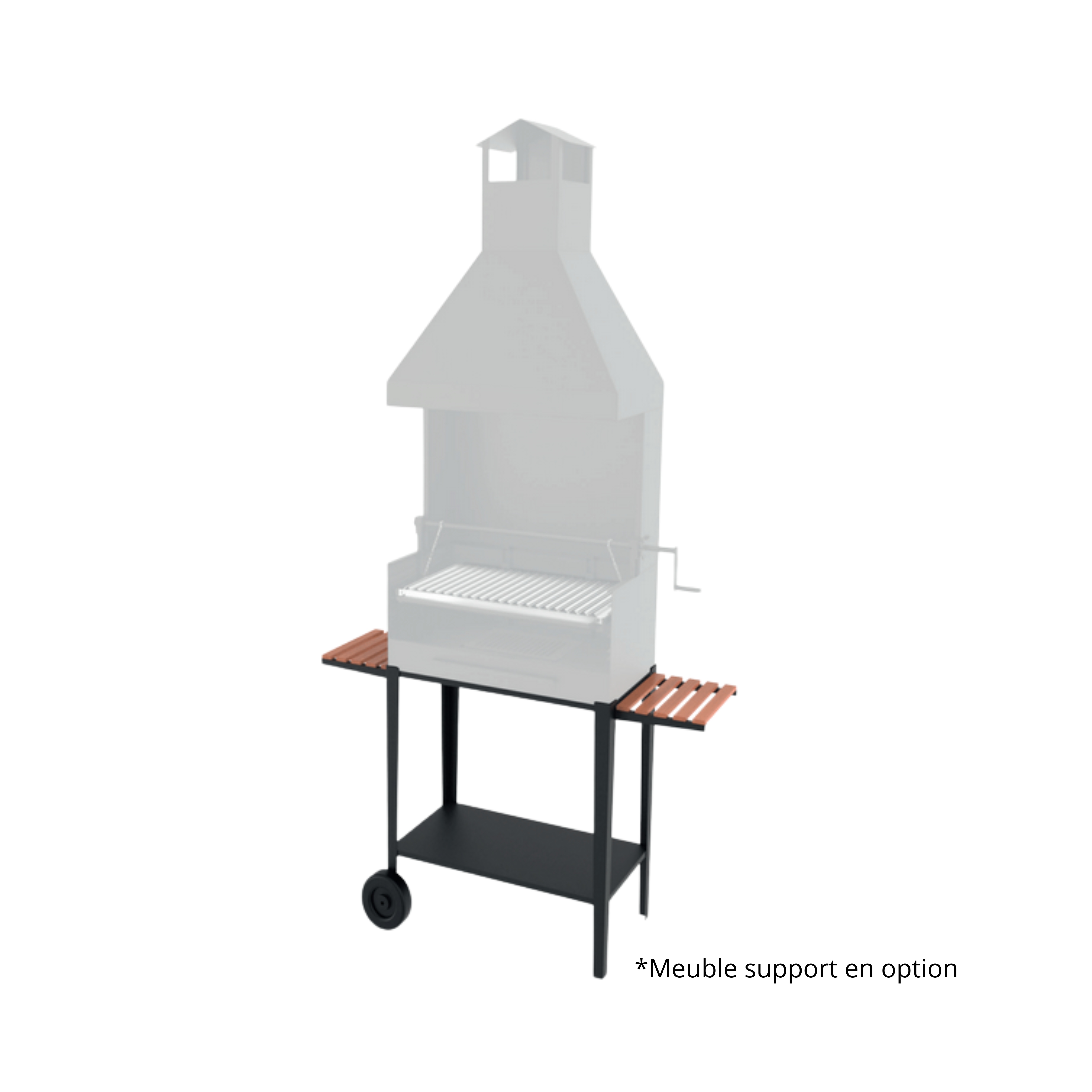 Barbecue bois/charbon - FM CALEFACCION - BV-62
