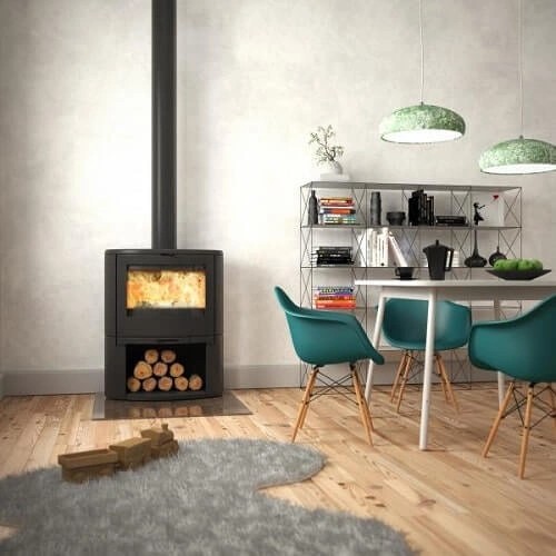 Poêle à bois Dovre Bow/WB 9 kW