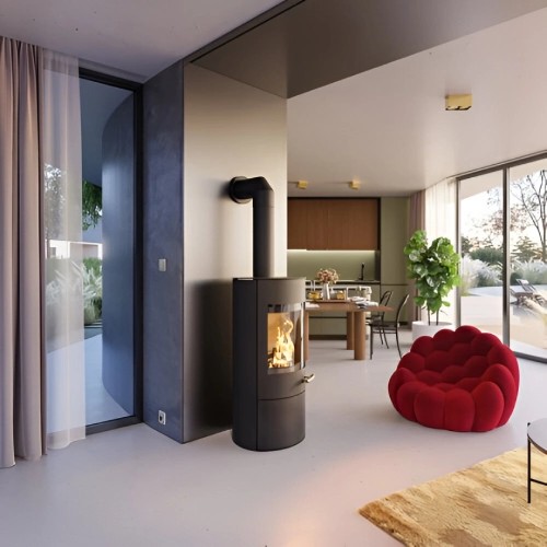 Poêle à bois Haas & Sohn Solido 6,5 kW