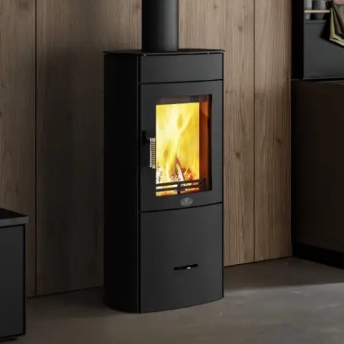 Insert bois Max Blank Turin S acier 5 kW