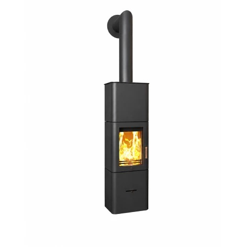Poêle hybride Max Blank Lyon L Steel 5 kW