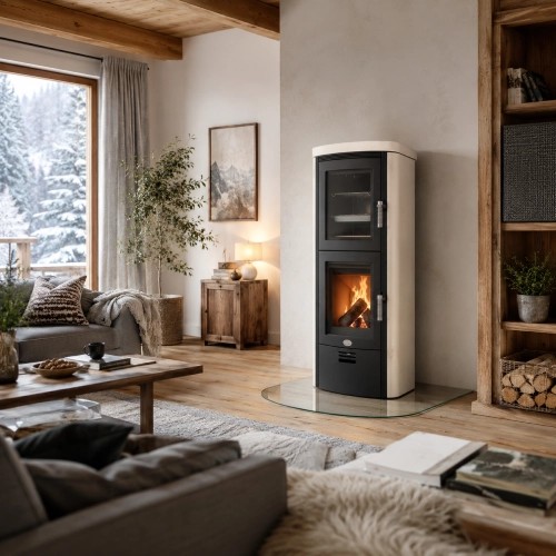 Poêle à bois Max Blank Toulouse BF 6,5 kW Compartiment de cuisson