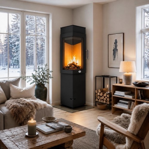 Poêle à bois Max Blank Erfurt 5,9 kW