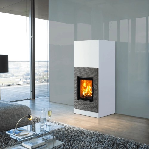 Insert bois Austroflamm 45K 2.0 | 7 kW porte pivotante