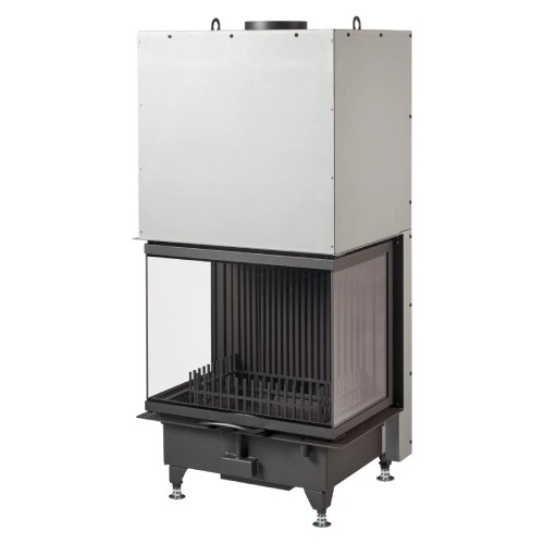 Insert bois Austroflamm Vuur Drie 60 | 12 kW, porte coulissante