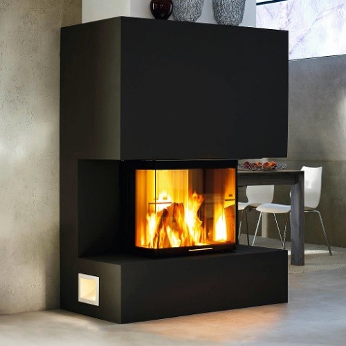 Insert bois Spartherm Arte 3RL-60h 10 kW porte coulissante