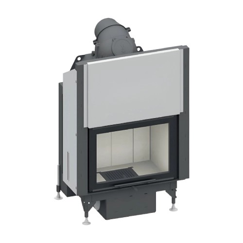Insert bois SCHMID Lina 67 h evo 9 kW porte coulissante