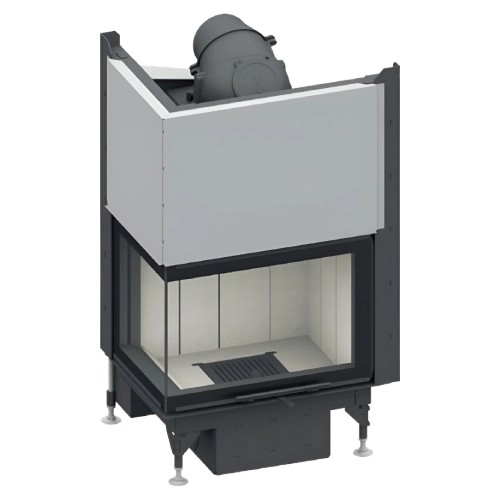 Insert bois SCHMID Ekko L 67(45) h evo 9 kW porte coulissante