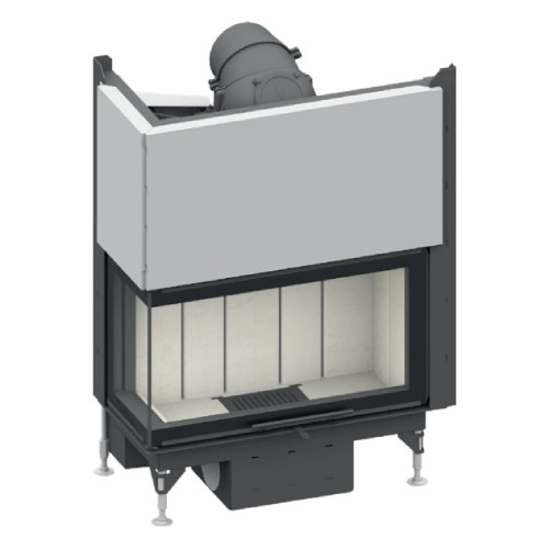 Insert bois SCHMID Ekko L 84(34) h evo porte coulissante 9 kW