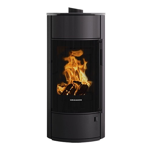 Poêle à bois Oranier Polar Neo W+ pureBLACK 6,5 kW