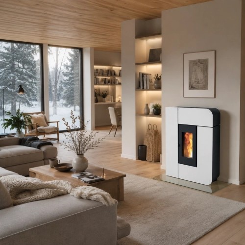 Poêle à granulés MCZ RAAM Comfort Air 8 S2 7,8 kW