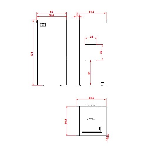 Poêle à granulés Palazzetti Ecofire Dadò Idro 20 | 20 kW hydro