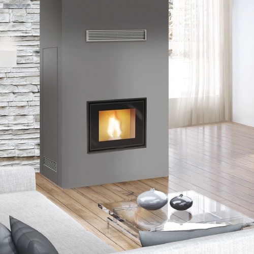 Insert cheminée à pellets Edilkamin Idropellbox H 30 | 27 kW Hydro