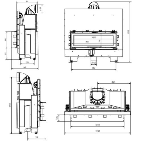 Insert Bois Fram 1/100 | 14 kW