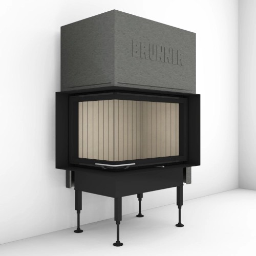 Insert bois Brunner BKH 5.0 d'angle 42-66-42 porte coulissante 9 kW