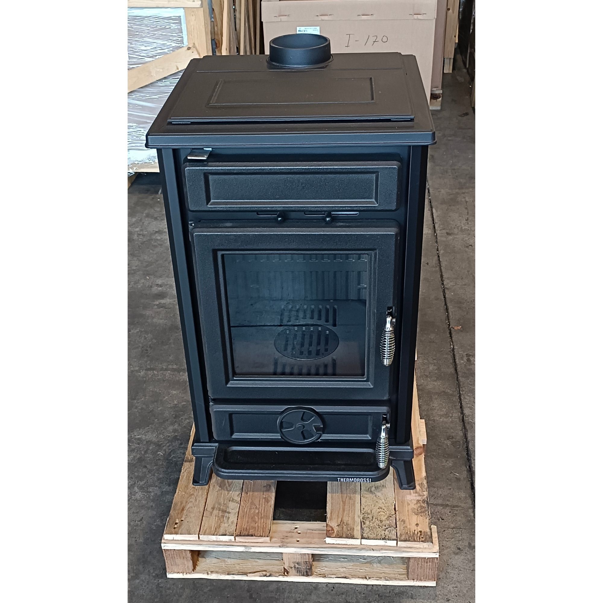 Modèle reconditionné - Poêle à bois en fonte - THERMOROSSI Filò Evo 10.8 kW