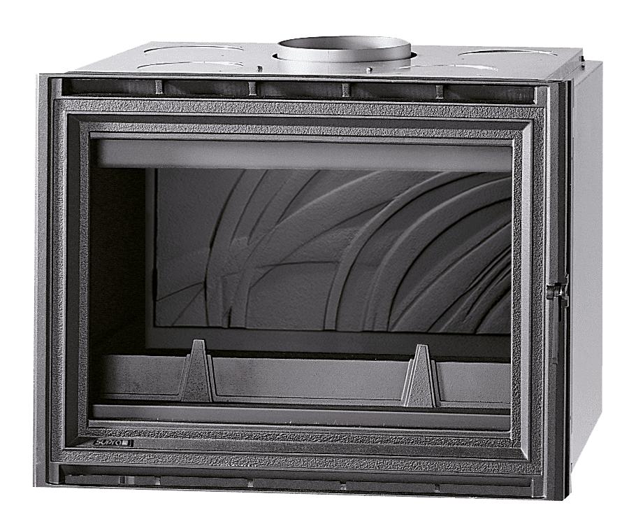 Insert à bois option ventilé et canalisable - SUPRA Tertio 76 9.5 kW