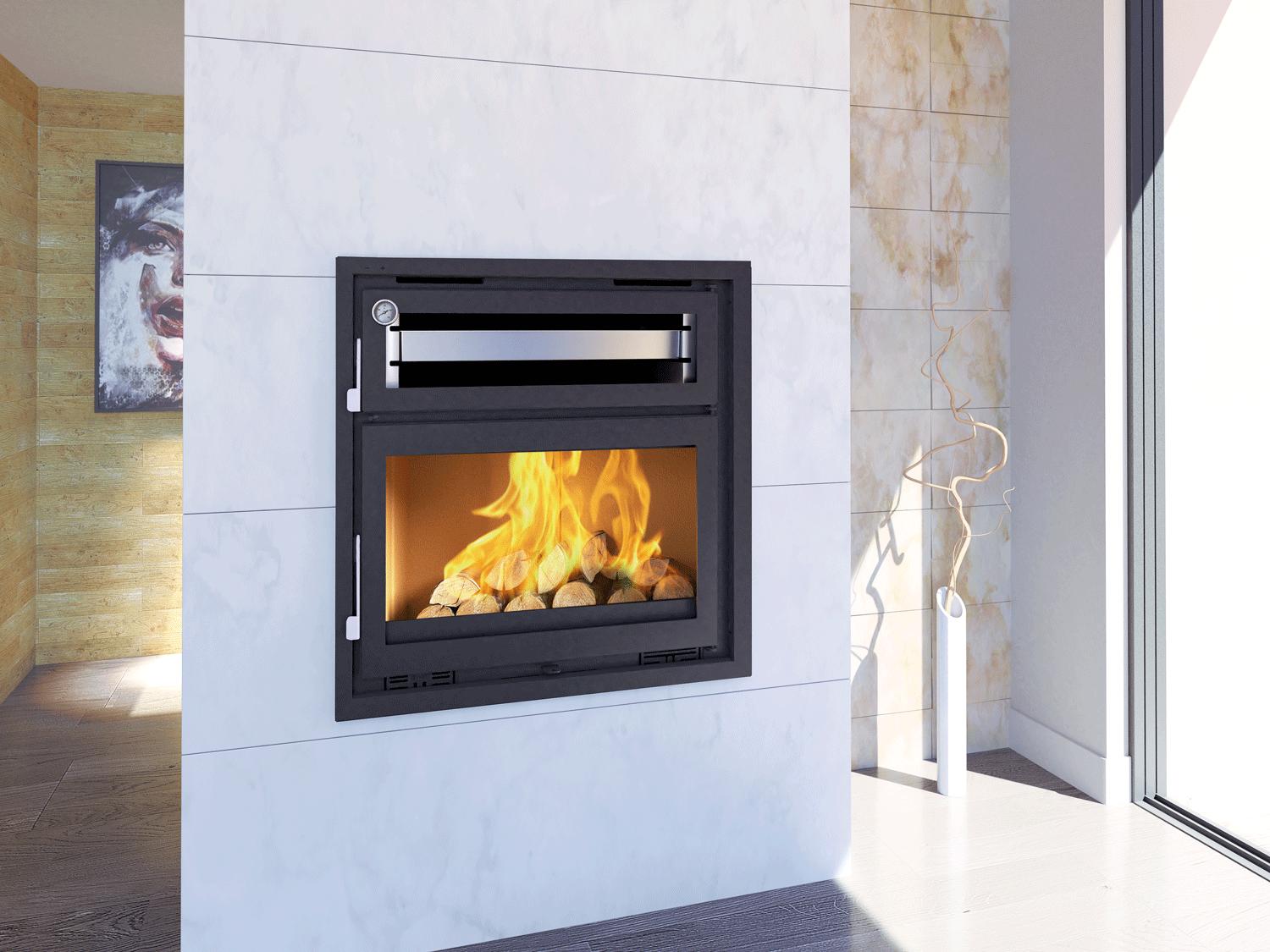 Insert à bois avec four - FIREMATIC Ohio 12.8 kW