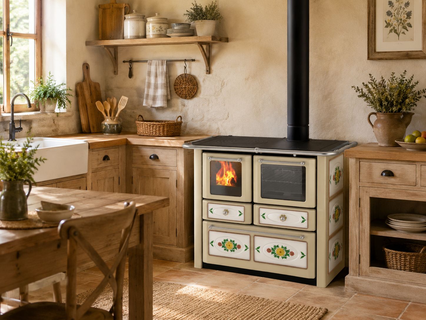 Cuisinière à bois - LINCAR Gaia 149 VL 6.3 kW