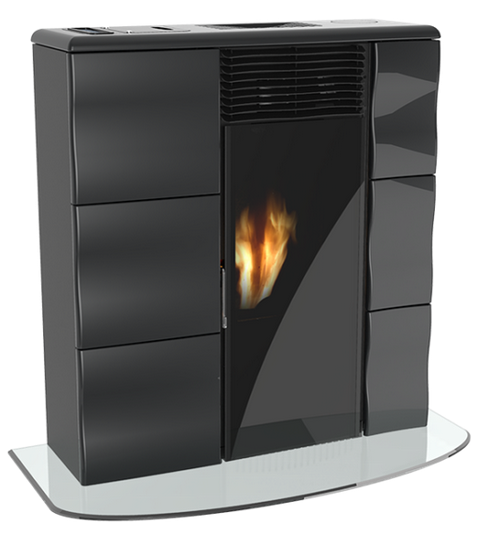Poêle à granules extra plat - LINCAR Olga Evo 8.7 kW