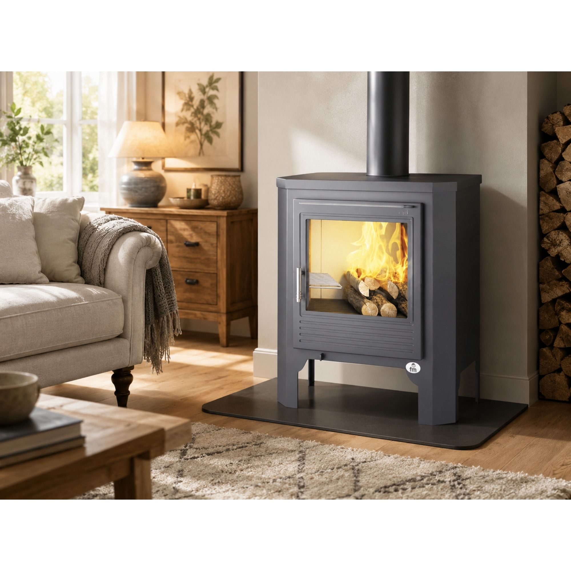 Poêle à bois - FIREMATIC Kansas 11.3 kW