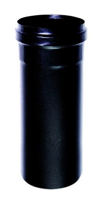 Conduit télescopique 0.25 m acier noir Ø80mm