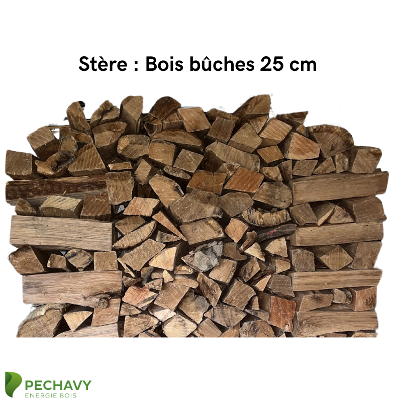 STERE - Bois bûches 25 cm